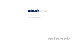 Desktop Screenshot of minackadvisors.com